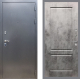 Входная металлическая Дверь Рекс (REX) 11 FL-117 Бетон темный