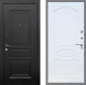 Входная металлическая Дверь Рекс (REX) 6 Венге FL-128 Белый ясень