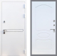 Входная металлическая Дверь Рекс (REX) 27 FL-128 Белый ясень