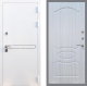 Входная металлическая Дверь Рекс (REX) 27 FL-128 Сандал белый