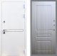 Входная металлическая Дверь Рекс (REX) 27 FL-243 Сандал белый