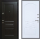 Входная металлическая Дверь Рекс (REX) Премиум-Н FL-128 Силк Сноу