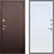 Входная металлическая Дверь Рекс (REX) 2 Медный Антик FL-128 Белый ясень