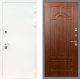 Входная металлическая Дверь Рекс (REX) 5 Белая Шагрень FL-58 Морёная берёза
