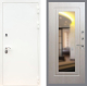 Входная металлическая Дверь Рекс (REX) 5 Белая Шагрень FLZ-120 Беленый дуб