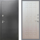 Входная металлическая Дверь Рекс (REX) 2А Серебро Антик FL-33 Беленый дуб