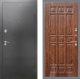 Входная металлическая Дверь Рекс (REX) 2А Серебро Антик FL-33 орех тисненый