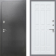 Входная металлическая Дверь Рекс (REX) 2А Серебро Антик FL-33 Силк Сноу