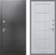 Входная металлическая Дверь Рекс (REX) 2А Серебро Антик FL-39 Сандал белый