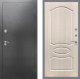 Входная металлическая Дверь Рекс (REX) 2А Серебро Антик FL-128 Беленый дуб
