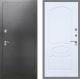 Входная металлическая Дверь Рекс (REX) 2А Серебро Антик FL-128 Силк Сноу