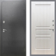 Входная металлическая Дверь Рекс (REX) 2А Серебро Антик FL-243 Лиственница беж