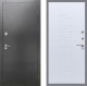 Входная металлическая Дверь Рекс (REX) 2А Серебро Антик FL-289 Белый ясень