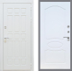 Входная металлическая Дверь Рекс (REX) 8 Силк Сноу FL-128 Белый ясень