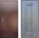 Входная металлическая Дверь Рекс (REX) 1 FL-2 Сандал грей