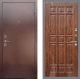 Входная металлическая Дверь Рекс (REX) 1 FL-33 орех тисненый