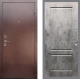 Входная металлическая Дверь Рекс (REX) 1 FL-117 Бетон темный