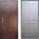 Входная металлическая Дверь Рекс (REX) 1 FL-243 Сандал белый