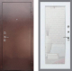 Входная металлическая Дверь Рекс (REX) 1 Зеркало Пастораль Белый ясень