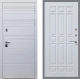 Входная металлическая Дверь Рекс (REX) 14 Силк Сноу FL-33 Белый ясень