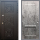 Входная металлическая Дверь Рекс (REX) 10 FL-117 Бетон темный