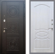 Входная металлическая Дверь Рекс (REX) 10 FL-128 Лиственница беж