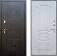 Входная металлическая Дверь Рекс (REX) 10 FL-128 Сандал белый