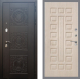 Входная металлическая Дверь Рекс (REX) 10 FL-183 Беленый дуб