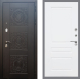 Входная металлическая Дверь Рекс (REX) 10 FL-243 Силк Сноу