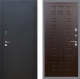Входная металлическая Дверь Рекс (REX) 1A Черный Муар FL-183 Венге