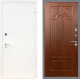 Входная металлическая Дверь Рекс (REX) 1А Белая шагрень FL-58 Морёная берёза