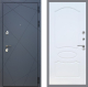 Входная металлическая Дверь Рекс (REX) 13 Силк Титан FL-128 Белый ясень
