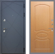 Входная металлическая Дверь Рекс (REX) 13 Силк Титан FL-128 Дуб