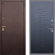 Входная металлическая Дверь Рекс (REX) Лайт 3К FL-289 Ясень черный