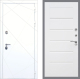 Входная металлическая Дверь Рекс (REX) 13 Силк Сноу Сити Белый ясень