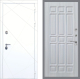 Входная металлическая Дверь Рекс (REX) 13 Силк Сноу FL-33 Сандал белый