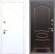 Входная металлическая Дверь Рекс (REX) 13 Силк Сноу FL-128 Венге светлый