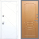 Входная металлическая Дверь Рекс (REX) 13 Силк Сноу FL-128 Дуб