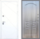 Входная металлическая Дверь Рекс (REX) 13 Силк Сноу FL-128 Сандал грей