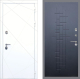 Входная металлическая Дверь Рекс (REX) 13 Силк Сноу FL-289 Ясень черный
