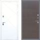 Входная металлическая Дверь Рекс (REX) 13 Силк Сноу GL венге поперечный