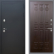 Входная металлическая Дверь Рекс (REX) 5 Черный Муар FL-33 Венге
