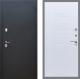Входная металлическая Дверь Рекс (REX) 5 Черный Муар FL-289 Белый ясень