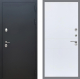 Входная металлическая Дверь Рекс (REX) 5 Черный Муар FL-290 Силк Сноу