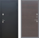 Входная металлическая Дверь Рекс (REX) 5 Черный Муар GL венге поперечный