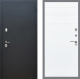 Входная металлическая Дверь Рекс (REX) 5 Черный Муар Line Силк Сноу