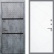 Входная металлическая Дверь Рекс (REX) 15 Бетон Темный FL-291 Силк Сноу