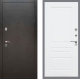 Входная металлическая Дверь Рекс (REX) 5 Серебро Антик FL-243 Силк Сноу