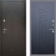 Входная металлическая Дверь Рекс (REX) 5 Серебро Антик FL-289 Ясень черный
