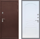 Входная металлическая Дверь Рекс (REX) 5А FL-128 Белый ясень